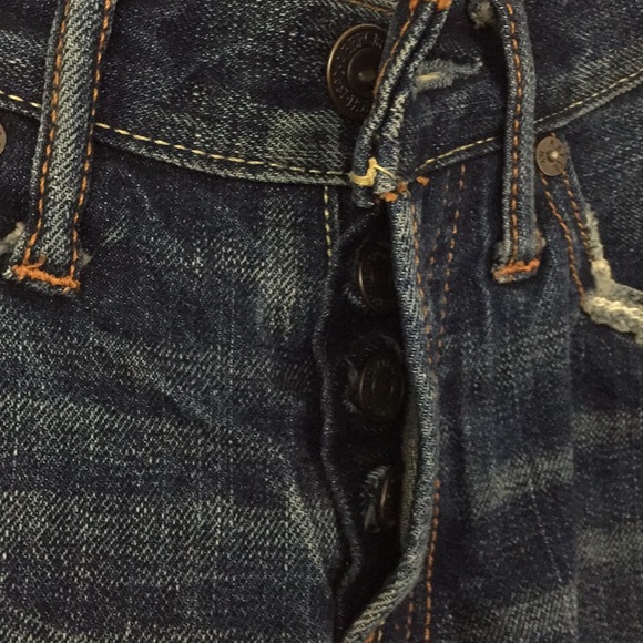 Abercrombie & Fitch Button Fly Strait Leg W28 L30 - Picture 6 of 8